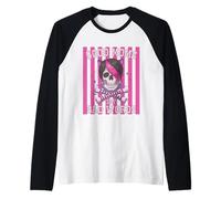 Buenas mamás Dicen Malas Palabras Divertido Esqueleto desordenado moño mamá Camiseta Manga Raglan