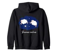 Buenas Noches Buenas Noches en Español Bi Lingual Niños Niñas Sudadera con Capucha