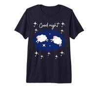 Buenas Noches contando ovejas sueño diseño niños niñas Camiseta Premium