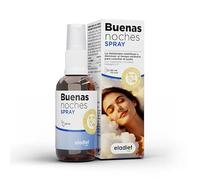 Buenas Noches SPRAY Sublingual - Melatonina Pura para Dormir Bien - Absorción Rápida y Sueño Reparador - Con Gabaglicin 6® (GABA, Glicina, Vitamina B6)| ELADIET