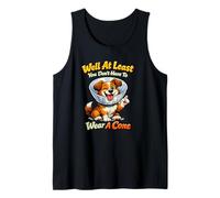 Bueno, al Menos no Tienes Que Llevar un Cono Lindo Perro Cita Camiseta sin Mangas