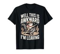 Bueno, Esto es incómodo Estoy dejando Frog Raccoon Camiseta