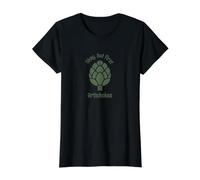 Bueno, Pero Las primeras alcachofas Divertido Amante de Las Verduras Camiseta gráfica económica, Mujer, Negro, L