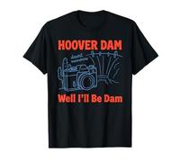 Bueno yo seré Dam Hoover Retro Desert Memories Road Trip Juego de Palabras Camiseta