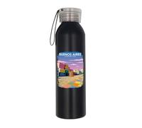 Buenos Aires Argentina - Botella de agua de viaje, botella aislada, botella de agua de acero inoxidable