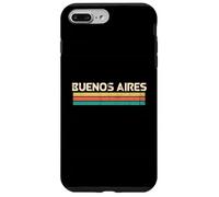Buenos Aires Argentina Ciudad Nombre Clásico Vintage Colores Carcasa para iPhone 7 Plus/8 Plus