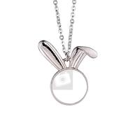 Buenos Aires Argentina - Collar con colgante de conejo con emblema nacional de conejo, joyería de regalo