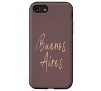 Buenos Aires Argentina Diseño Vintage Elegante Carcasa para iPhone SE (2020) / 7/8