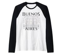 Buenos Aires, Argentina, Museo de Arte del Dibujo a Mano Camiseta Manga Raglan