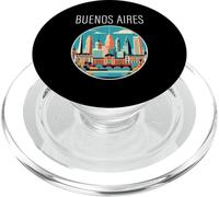 Buenos Aires Argentina paisaje Art Deco PopSockets PopGrip para MagSafe