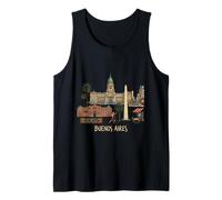 Buenos Aires, Argentina, Recuerdo de una Ciudad emblemática, Regalo Camiseta sin Mangas