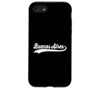 Buenos Aires Argentina Vintage Cursiva Ciudad Nombre Vacaciones Carcasa para iPhone SE (2020) / 7/8