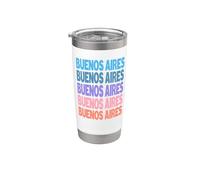 Buenos Aires Argentinian Argentine Vaso térmico de acero inoxidable de doble pared