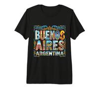 Buenos Aires City Name Travel Souvenir - Regalo turístico Camiseta Premium