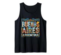 Buenos Aires City Name Travel Souvenir - Regalo turístico Camiseta sin Mangas