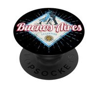 Buenos Aires Ciudad Argentina Retro Tango Vintage Souvenir PopSockets PopGrip Adhesivo