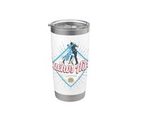 Buenos Aires Ciudad Argentina Retro Tango Vintage Souvenir Vaso térmico de acero inoxidable de doble pared