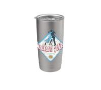Buenos Aires Ciudad Argentina Retro Tango Vintage Souvenir Vaso térmico de acero inoxidable de doble pared