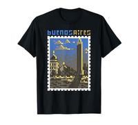 Buenos Aires, Pixel Art LOFI, Argentina 8 bit Camiseta