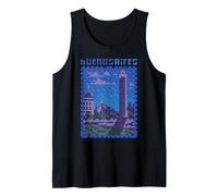Buenos Aires, Pixel Art LOFI, Argentina 8 bit Camiseta sin Mangas