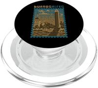 Buenos Aires, Pixel Art LOFI, Argentina 8 bit PopSockets PopGrip para MagSafe
