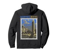 Buenos Aires, Pixel Art LOFI, Argentina 8 bit Sudadera con Capucha