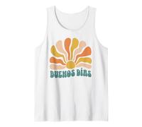 Buenos Días Boho Sun Retro Español Mañana Agitado Camiseta sin Mangas