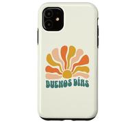 Buenos Días Boho Sun Retro Español Mañana Agitado Carcasa para iPhone 11