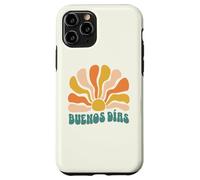 Buenos Días Boho Sun Retro Español Mañana Agitado Carcasa para iPhone 11 Pro