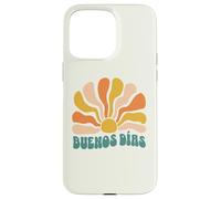 Buenos Días Boho Sun Retro Español Mañana Agitado Carcasa para iPhone 15 Pro MAX