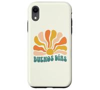 Buenos Días Boho Sun Retro Español Mañana Agitado Carcasa para iPhone XR