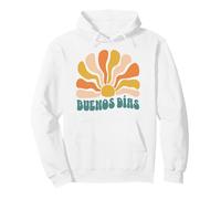 Buenos Días Boho Sun Retro Español Mañana Agitado Sudadera con Capucha