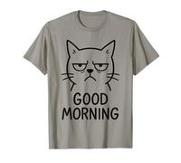 Buenos días Cat Grumpy Camiseta