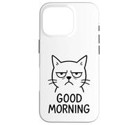 Buenos días Cat Grumpy Carcasa para iPhone 16 Pro