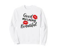 Buenos días Hermosos Labios Beso Humor Dulce Sudadera