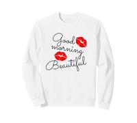 Buenos Días Hermosos Labios Beso Sudadera