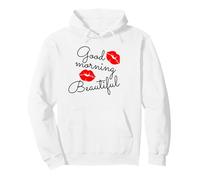 Buenos Días Hermosos Labios Beso Sudadera con Capucha