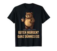 Buenos días - Hielo Muy Fino (Oso) - diseño de café Divertido Camiseta