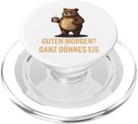 Buenos días - Hielo Muy Fino (Oso) - diseño de café Divertido PopSockets PopGrip para MagSafe