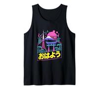 Buenos días Japón Memes Japonés Japonés Amante Amo Japón Camiseta sin Mangas