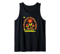 Buenos Días Psicodélicos con Diseño de Hongos Retro Camiseta sin Mangas