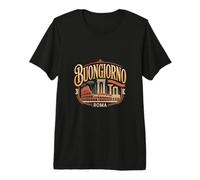 Buenos días Roma Memes Italiano Italia Amante I Love Roma Camiseta Premium