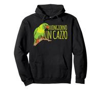 Buenos días una Polla Hola Loro pájaro Colorido Sudadera con Capucha