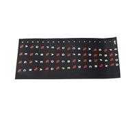 Buenos Materiales, Diseo Porttil, Fcil de Pegar | Adhesivo para Diapasn de Guitarra, Adhesivo Autoadhesivo, Apto para Principiantes, sin Daos (para 4 cuerdas