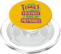 Buenos Tiempos + Amigos Locos = Grandes Recuerdos PopSockets PopGrip para MagSafe