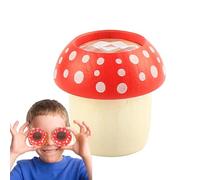 Buerfu Caleidoscopio para niños,Caleidoscopios para niños - Caleidoscopio Creativo para pequeños de Madera Natural - Ciencia Educativa Juguetes de Desarrollo para la Cognición de