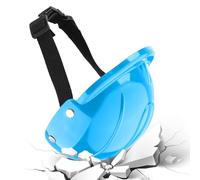 Buerfu Casco De Moto para Perros | Casco para Mascotas - Protección Respirable Ajustable para Ciclismo Senderismo Exteriores Perrito