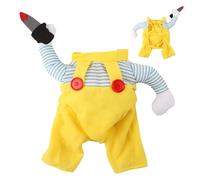 Buerfu Disfraz Divertido para Mascotas, Disfraz de Cosplay para Perros,Disfraces de Gato de Cosplay de Asesino novedosos | Accesorios para Fotos, Disfraz de Halloween para Gatos y Perros pequeños,