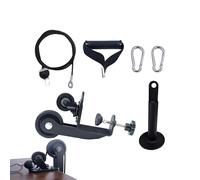 Buerfu Equipo Para Lucha De Brazos - Ajustable Y Multifuncional Silencioso - Entrenador De Fuerza Para Antebrazo Con Poleas,Para Atletas Hombres Mujeres Desarrollo De Bíceps Recuperación