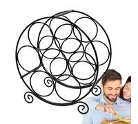 Buerfu Estanterías para Vino de Encimera,Soporte con Capacidad para 7 Botellas | Soporte para Vino De Mesa - Organización para Hogar Sala Cocina Bar Despensa Fiestas y